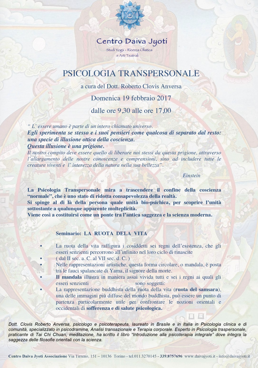 Microsoft Word - pre PSICOLOGIA TRANSPERSONALE - LA RUOTA DELLA