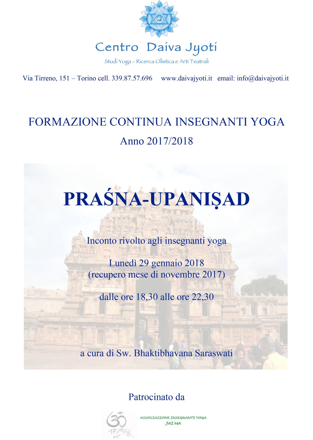 Microsoft Word - FORMAZIONE CONTINUA PER INSEGNANTI YOGA 2017-20
